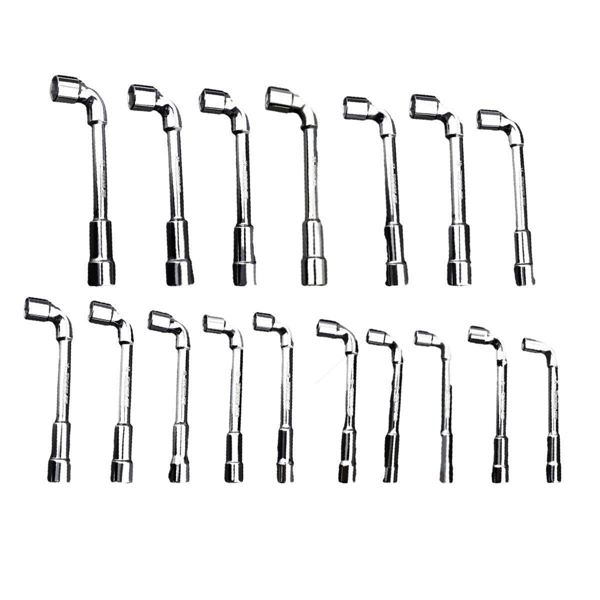 6-23mm L Shaped Socket Wrench Elbow Multi Size Hardware Repair Tool Set - 14mm