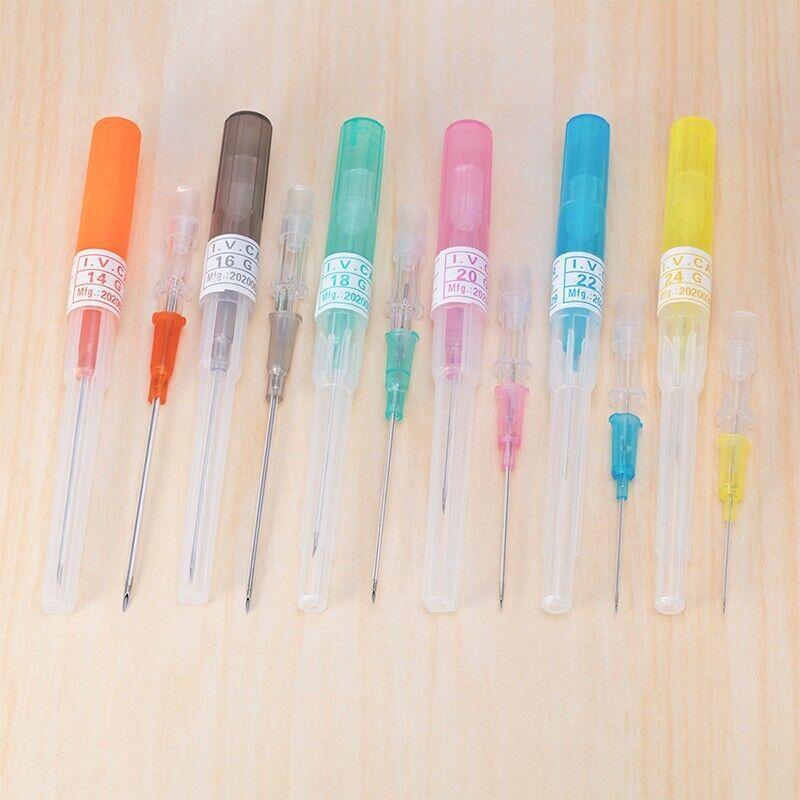 14G - 26G Catheter Cannular Tube Sterilized Body Piercing Needles 5Pcs - 1.0MM 18G