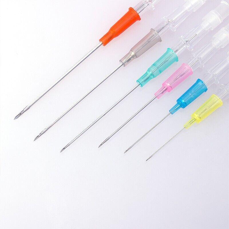 14G - 26G Catheter Cannular Tube Sterilized Body Piercing Needles 5Pcs - 1.0MM 18G