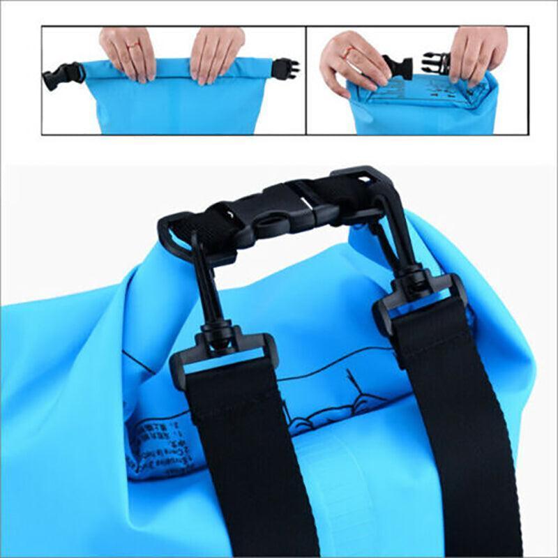 Yellow Waterproof Bag Dry Sack Fishing Camping Canoeing Outdoor 2/5/10/15/20/30 L - 10L