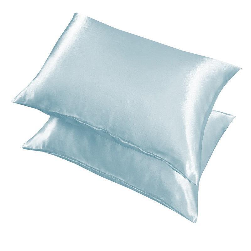 2X Satin Pillow Case Bedroom Pillowcase Cushion Covers Home Decor Luxury Slip - Ivory