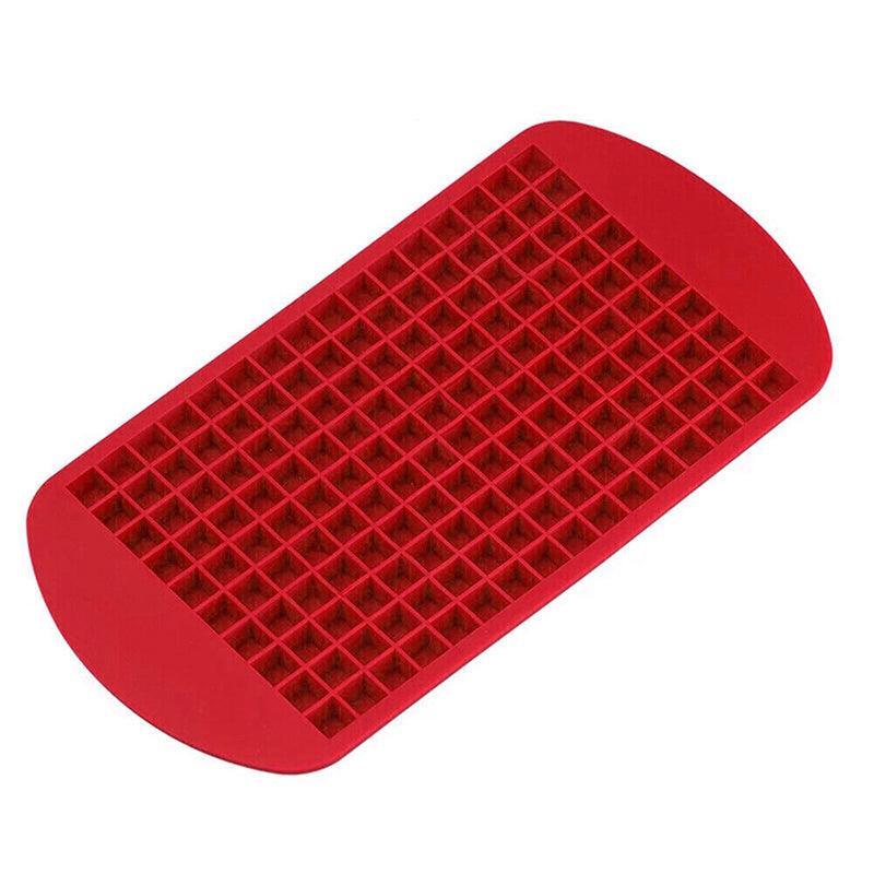 160 Grids Silicone Ice Cube Tray Ice Maker Mold Mini Frozen Cubes for Drink DIY - Green