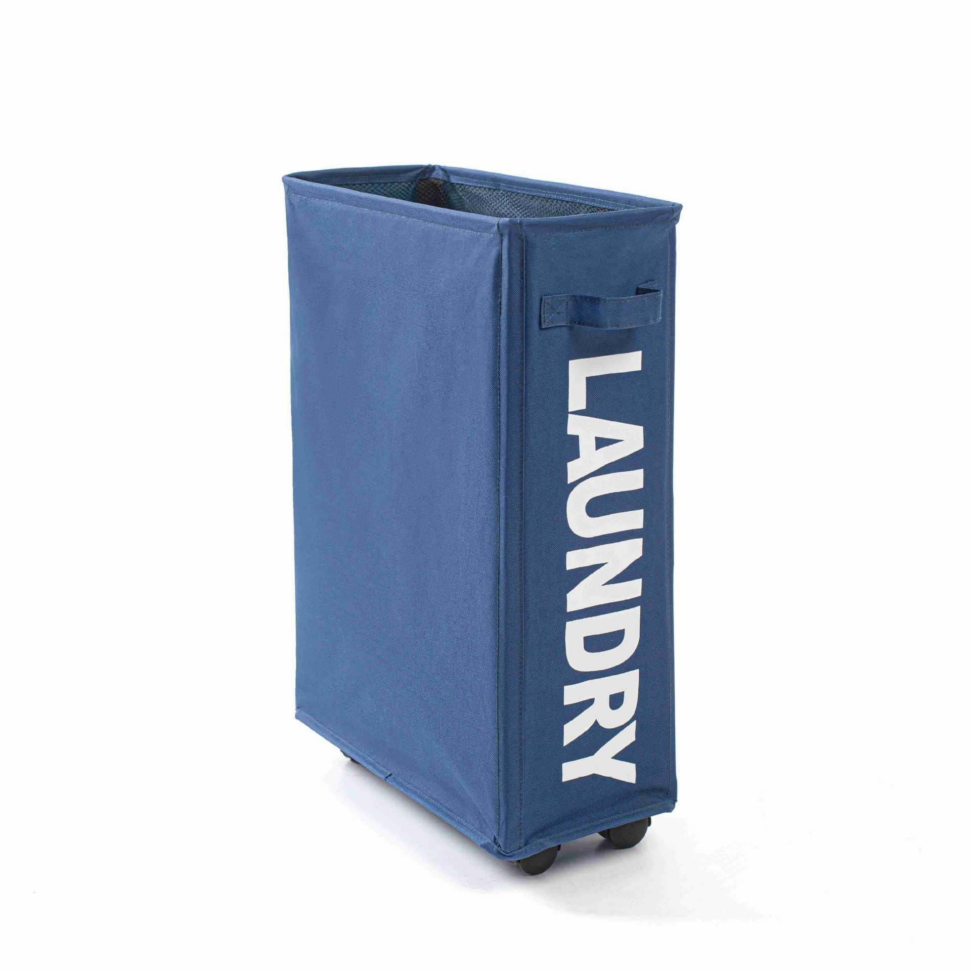 Large Foldable Laundry Washing Clothes Storage Bag Hamper Basket Bin Organiser - Purple