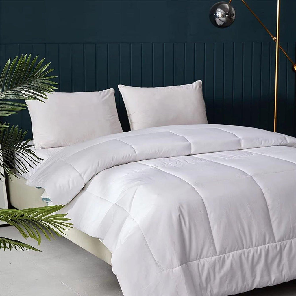 Luxury Hotel Quilt Core – Soft Microfiber Down Alternative Comforter for All Seasons - 180x210cm-Brushed