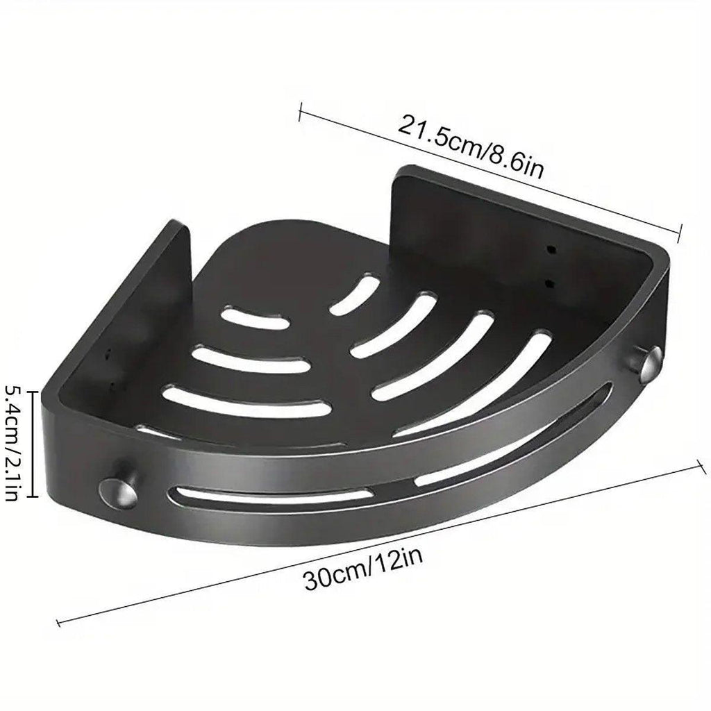 Bathroom Corner Shower Shelf Shampoo Soap Holder Rack Storage Organiser Caddy