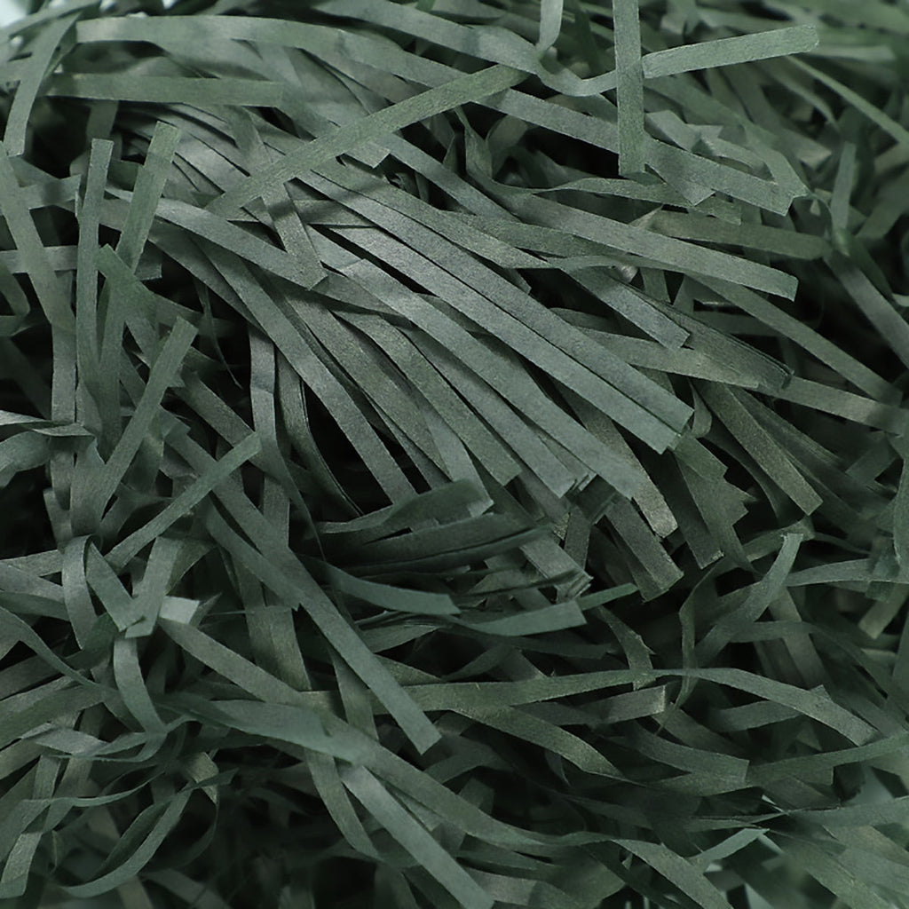 500g Colorful Raffia Paper Shreds Gift Box Filler Decorative Packaging - 5Packs-Army-Green