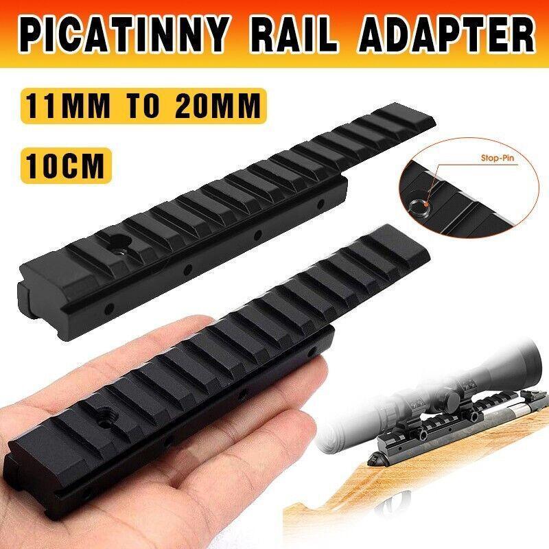 11Mm To 20Mm Dovetail to Weaver Rail Adapter Mount