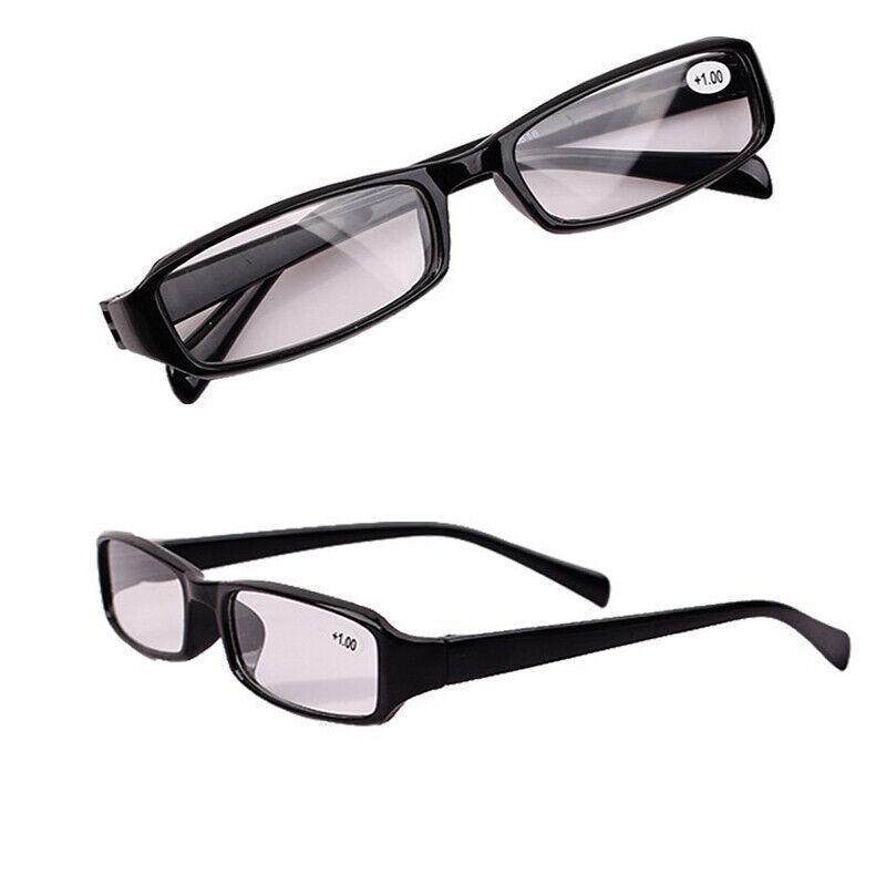 6 Pairs Mens Ladies Wayfarer Frame Magnifying Reading Glasses Au - +1.00