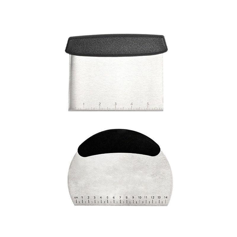 Dough Scraper Stainless Steel Bake Cake Slicer Pastry Cutter Multipurpose Bench - Rectangle