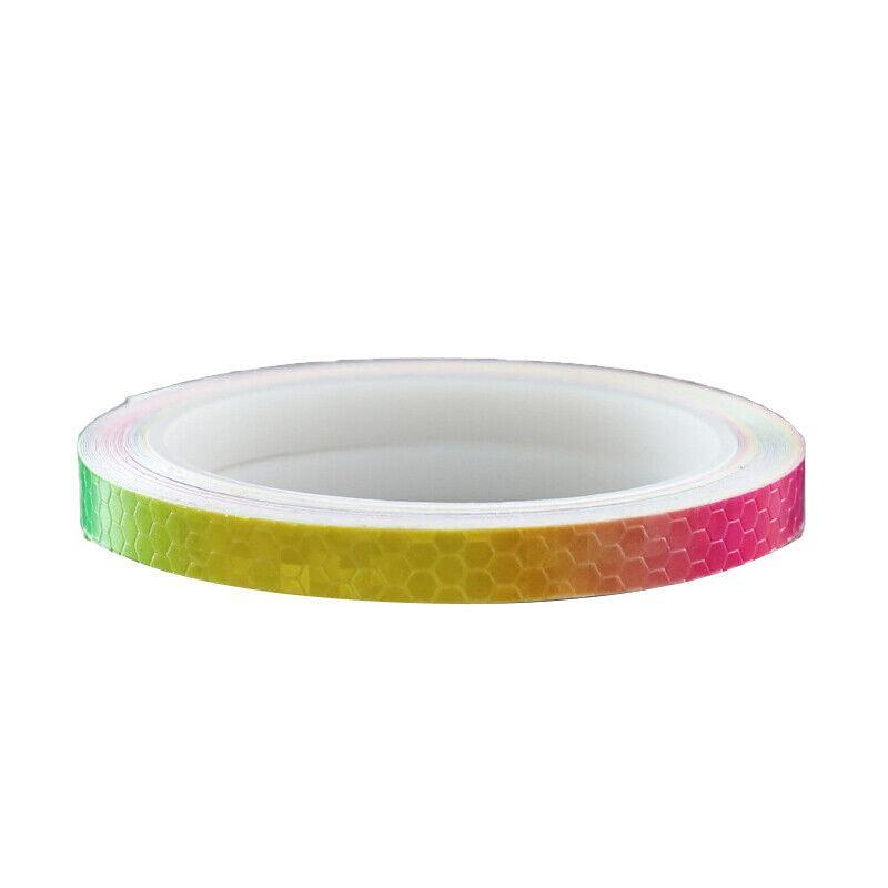 8m Reflective Tape for Bikes Cars Motorcycles Waterproof High Visibility Strip - Green