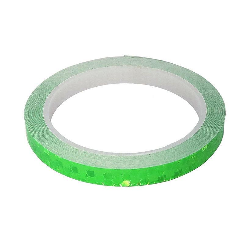 8m Reflective Tape for Bikes Cars Motorcycles Waterproof High Visibility Strip - Red-White