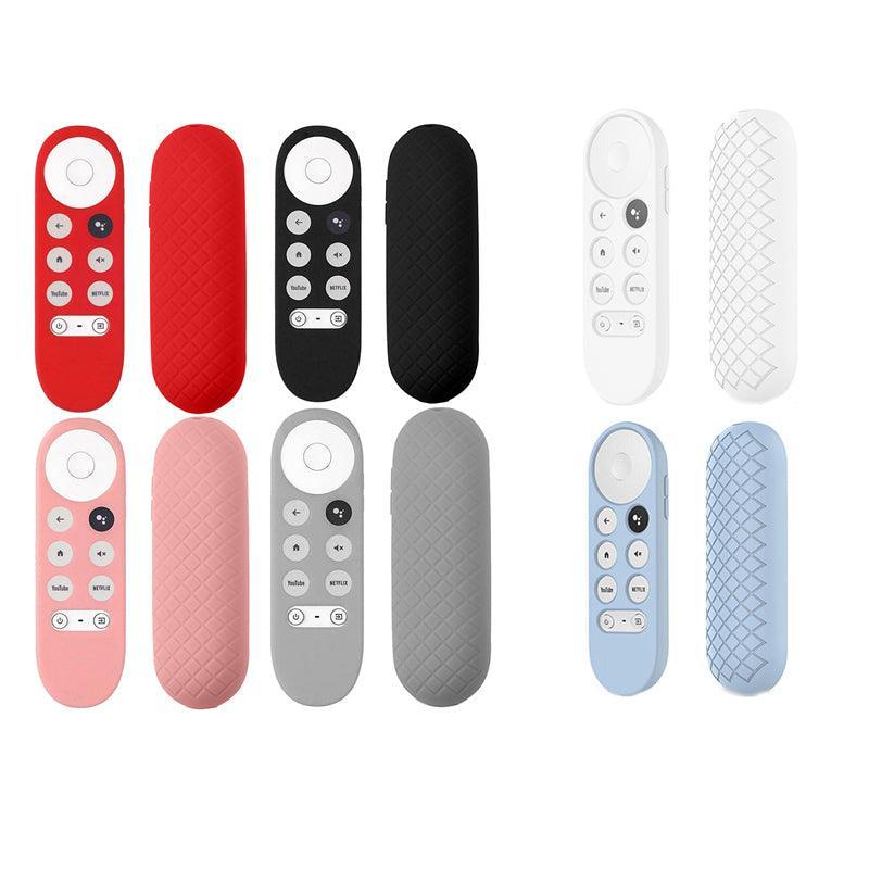 Silicone Case Protective Cover Shell For Google Chromecast Tv 2020 Voice Remote - Pink