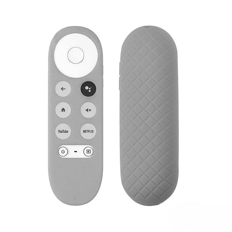 Silicone Case Protective Cover Shell For Google Chromecast Tv 2020 Voice Remote - Grey