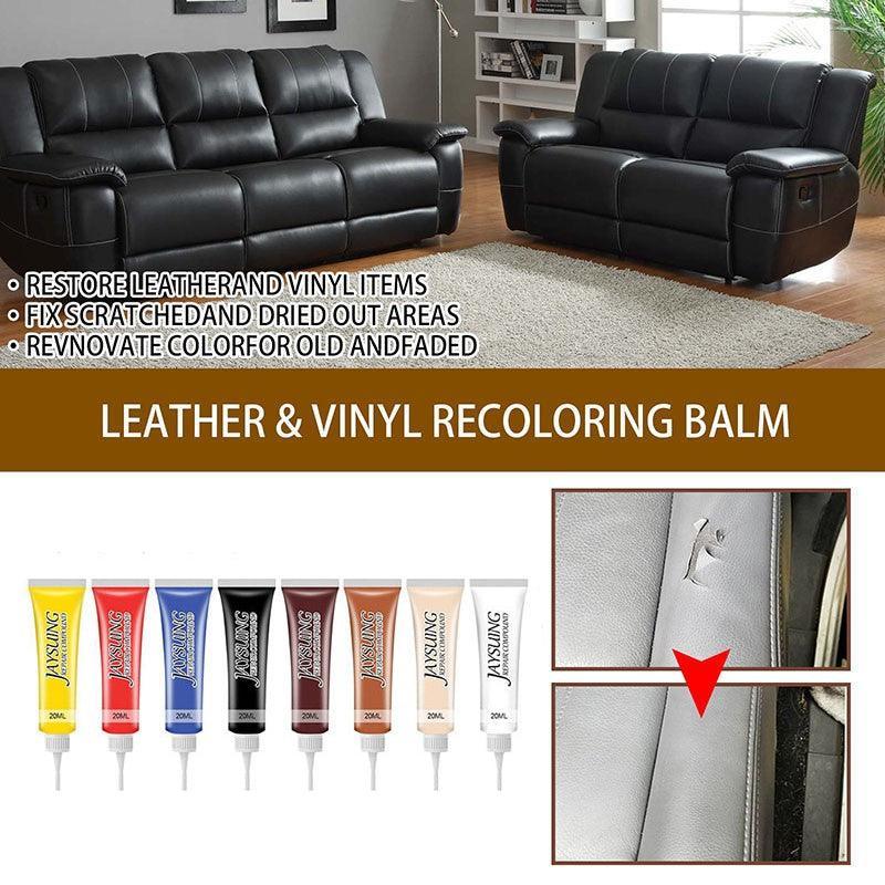 dvanced Leather Repair Gel Kit Filler for Sofa Auto Interior and Scratch Restoration - Maple