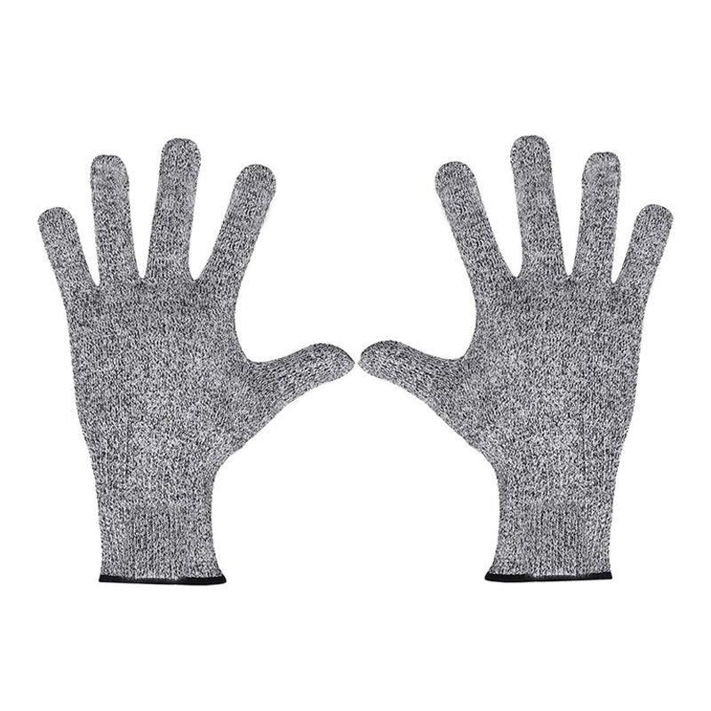 Cut Resistant Gloves Anti-Cutting Food Grade Level 5 Kitchen Butcher Protection - M (23CM)