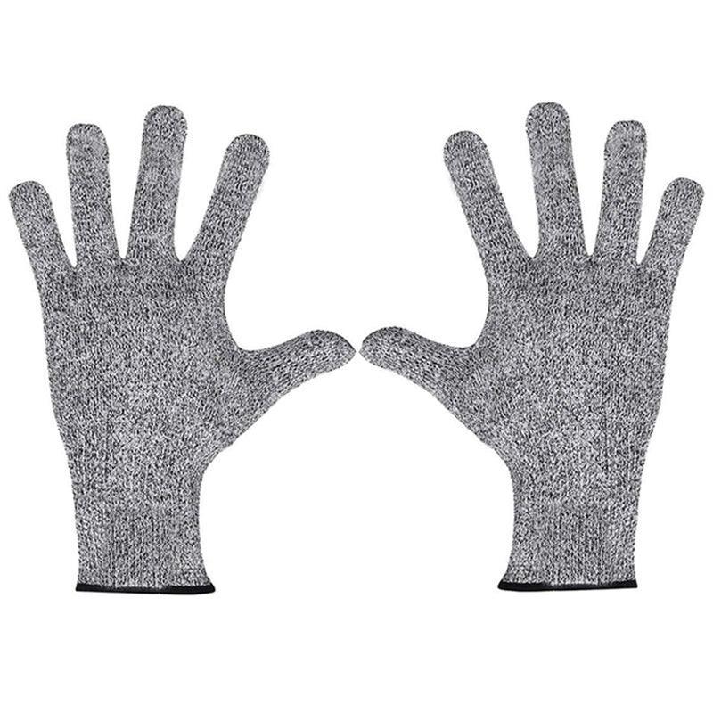 Cut Resistant Gloves Anti-Cutting Food Grade Level 5 Kitchen Butcher Protection - M (23CM)