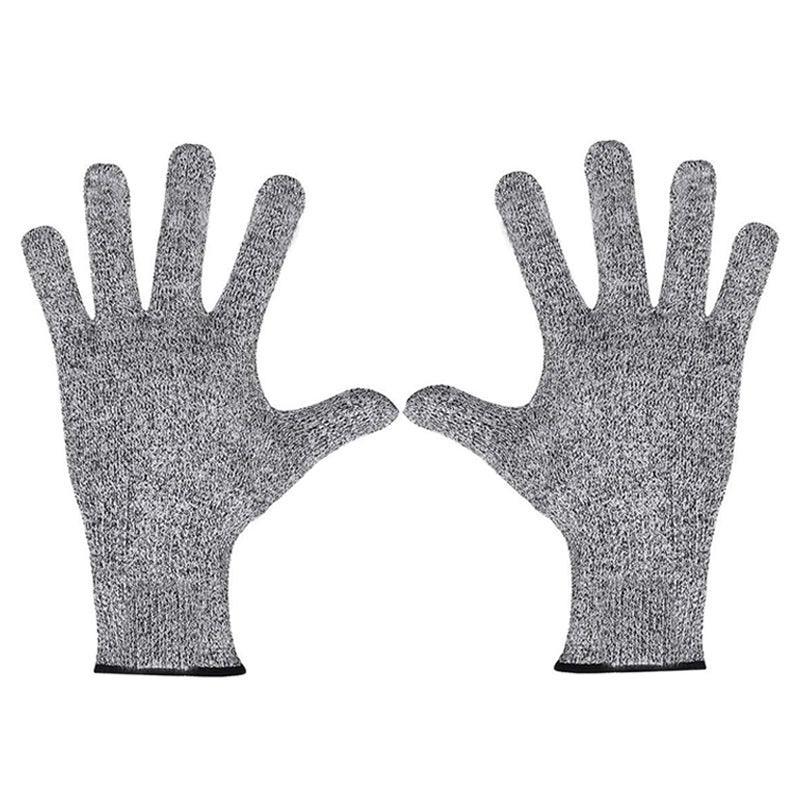 Cut Resistant Gloves Anti-Cutting Food Grade Level 5 Kitchen Butcher Protection - S (22CM)