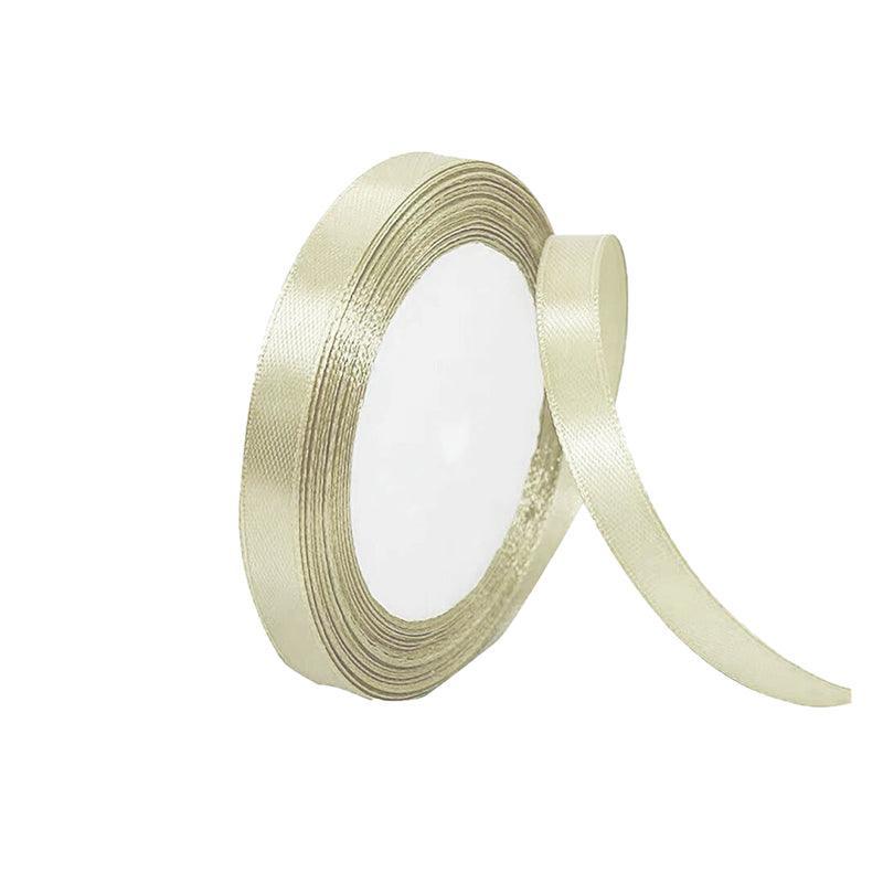 10mm Width Satin Hair Ribbon Wedding Party Decoration Gift Banquet 22m - Light Green