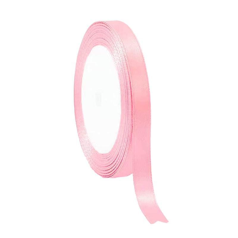 10mm Width Satin Hair Ribbon Wedding Party Decoration Gift Banquet 3m - Light Green