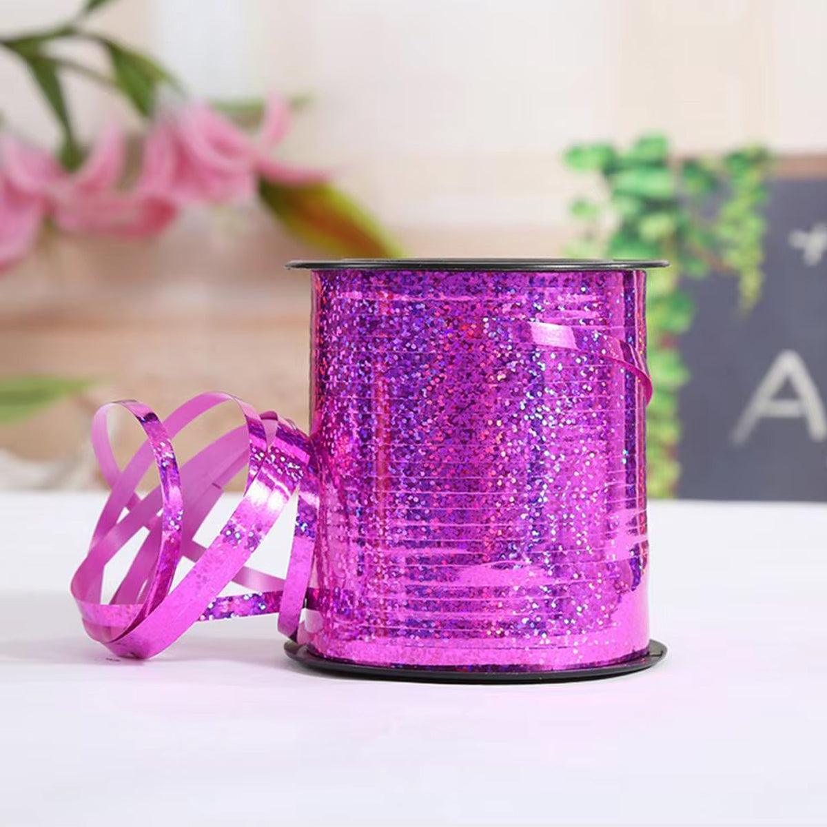 5mm Balloon Ribbon Curling Party String Gift Wrap Decoration Birthday Wedding - Bright-Rose Gold