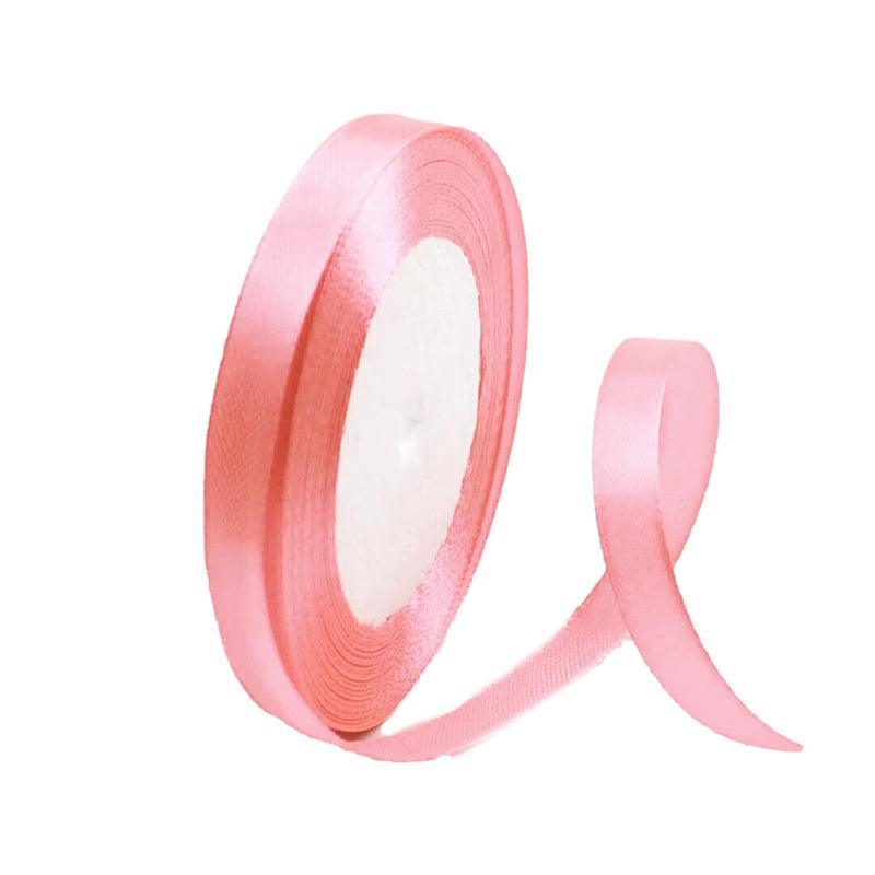 10mm Width Satin Hair Ribbon Wedding Party Decoration Gift Banquet 5m - Dark Grey