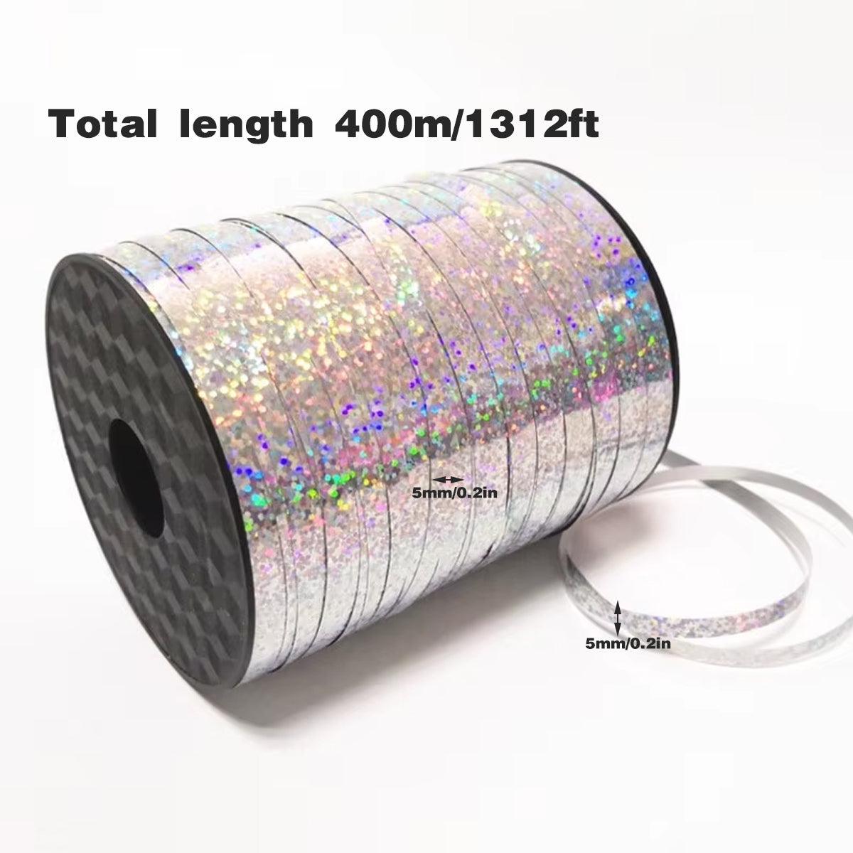 5mm Balloon Ribbon Curling Party String Gift Wrap Decoration Birthday Wedding - Laser-Red