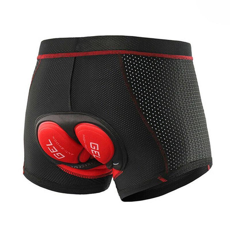 Men Cycling Shorts 3D Padded Bike Underwear Quick Dry Breathable Bicycle Pants - XL