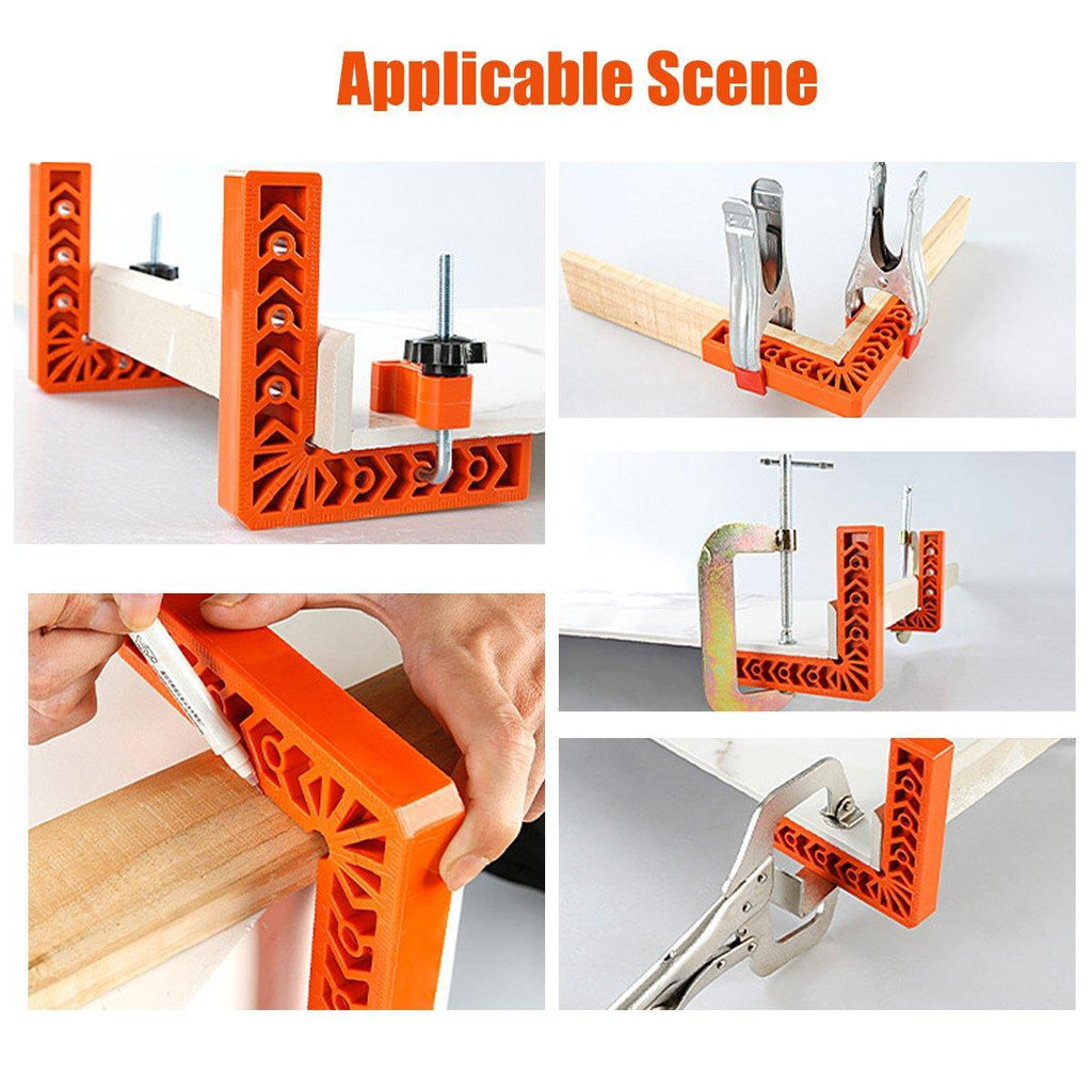 6pcs Right Angle Positioning Clamps for Woodworking Corner Clamp Tool Set