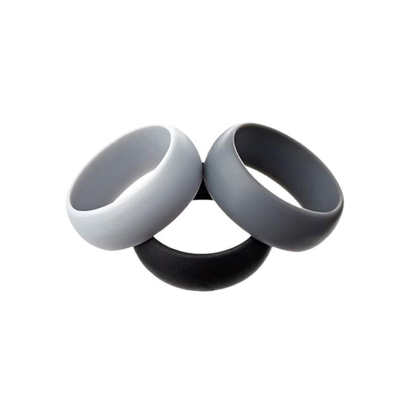 Silicone Rubber Ring Bands 3Pcs - 11