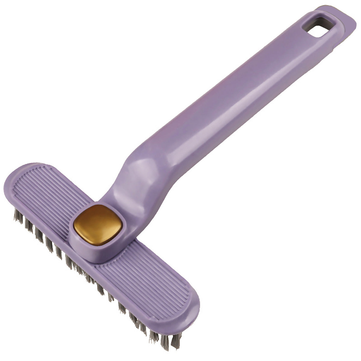 Multi-Functional Rotary Cleaning Brush Hard Bristle Slot Seam Wall Tile Brush - White