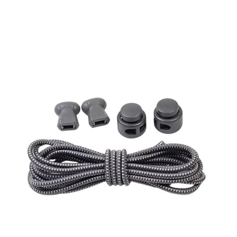 No Tie Elastic Shoelaces with Toggle Locks for Sneakers Running Walking Shoes - Golden
