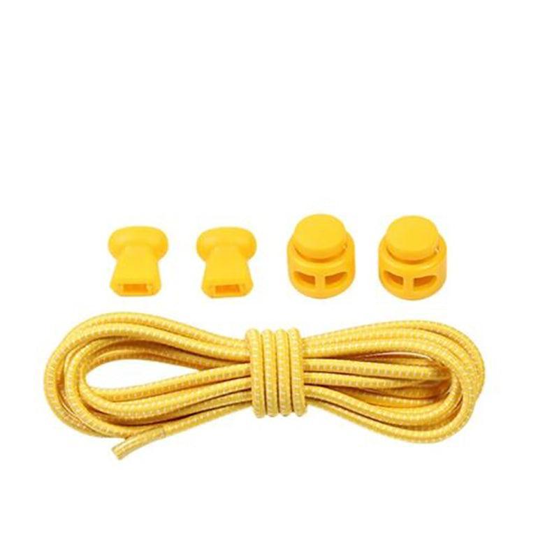 No Tie Elastic Shoelaces with Toggle Locks for Sneakers Running Walking Shoes - Lake Green