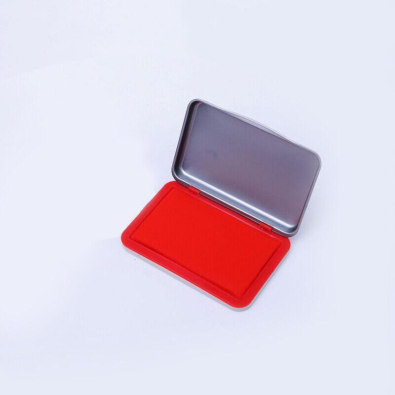 Ink Pad for Rubber Stamps and Fingerprint Crafts Non Toxic Ink for Office and DIY Use - Blue