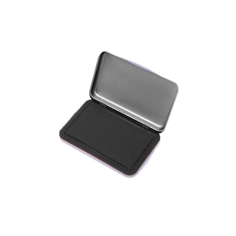 Ink Pad for Rubber Stamps and Fingerprint Crafts Non Toxic Ink for Office and DIY Use - Red