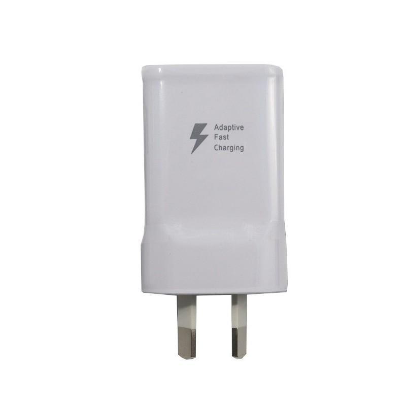 Fast Wall Charger Adapter - Samsung Galaxy S8 S9 S10/ Note 8 9 10 - Black USB Type-C Cable (ONLY)