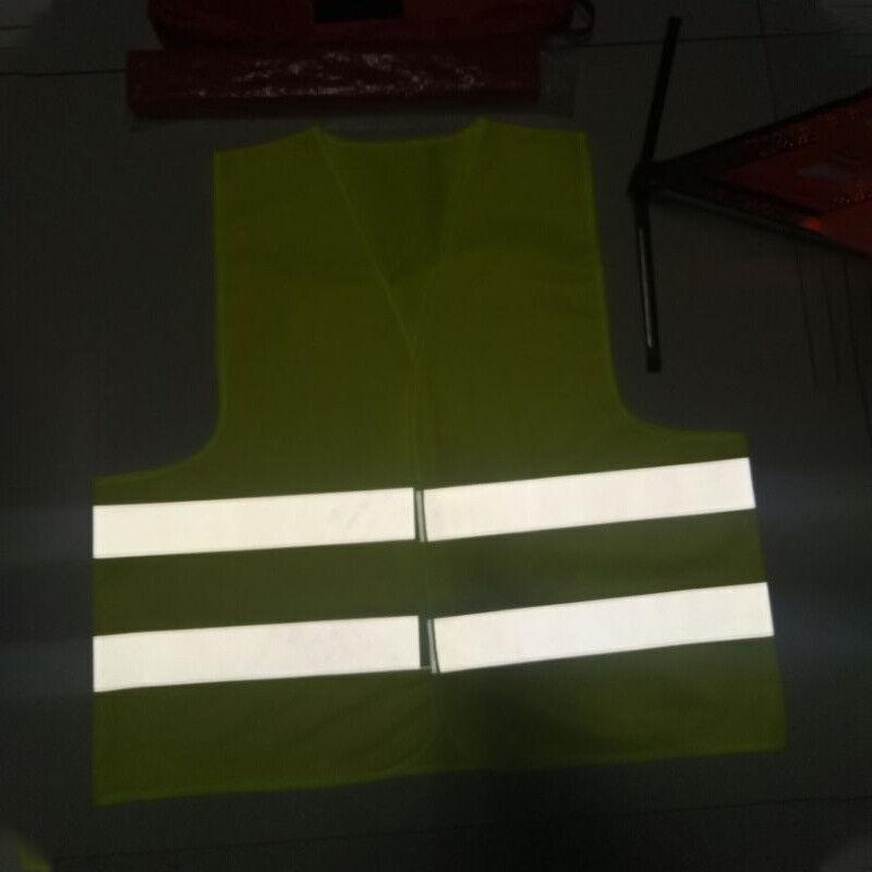 Yellow Reflective High Visibility Vest Workwear for Day and Night Use - 5XL