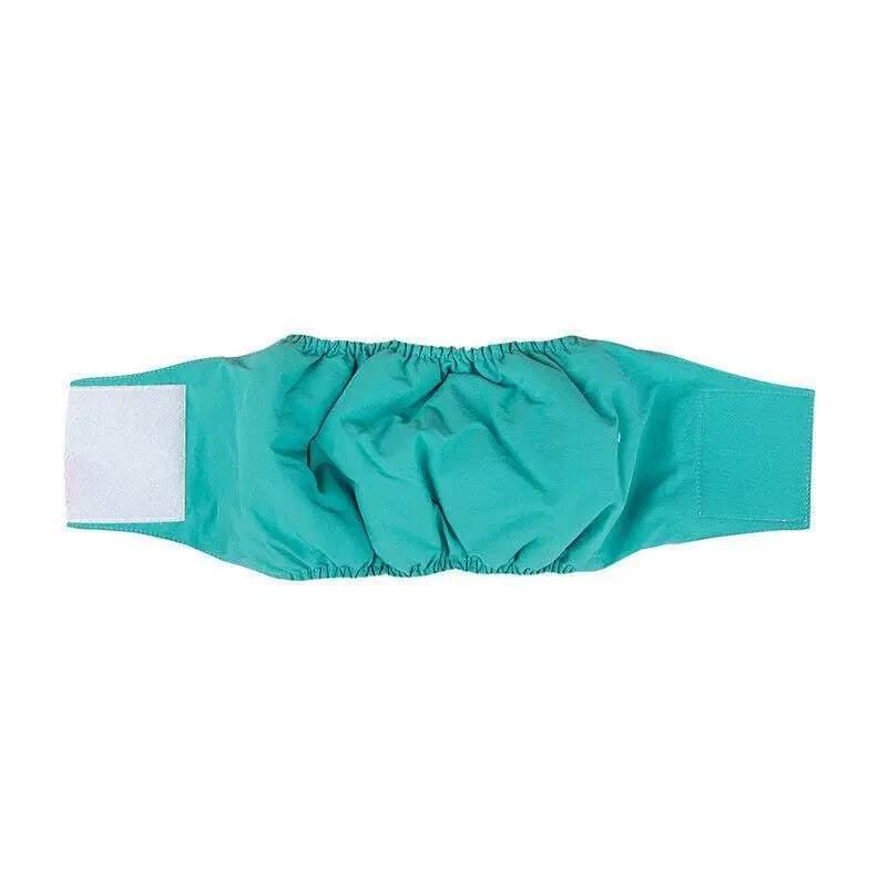 XS Male Dog Puppy Nappy Diaper Belly Wrap Band Sanitary Pants Underpants - Green