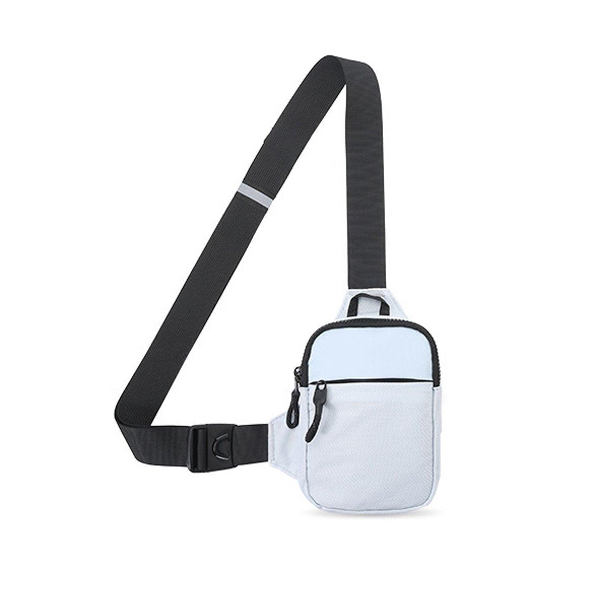 Sports Chest Bag Crossbody Backpack Mini Fashion Satchel for Outdoor Travel - Army Green