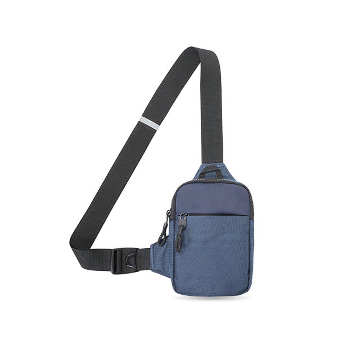 Sports Chest Bag Crossbody Backpack Mini Fashion Satchel for Outdoor Travel - Army Green