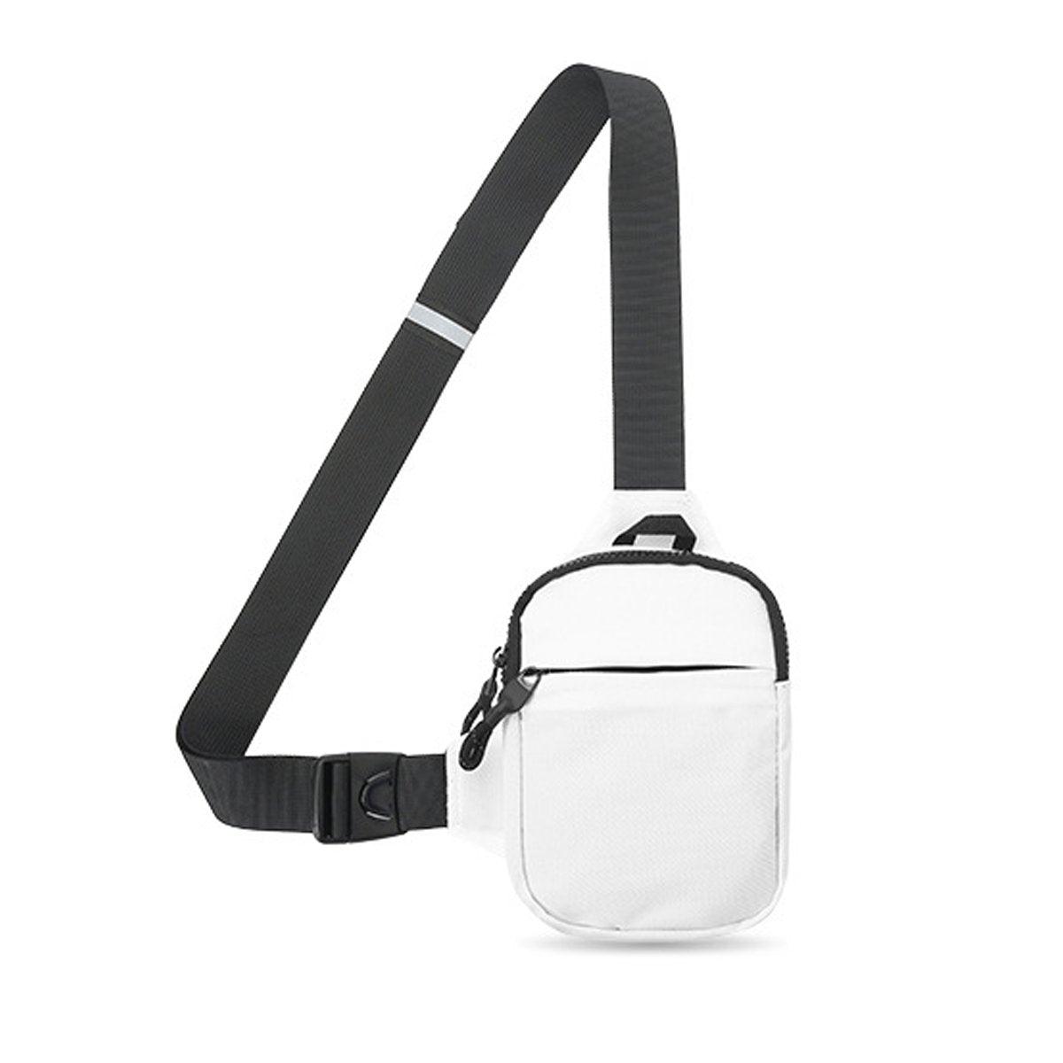 Sports Chest Bag Crossbody Backpack Mini Fashion Satchel for Outdoor Travel - Army Green