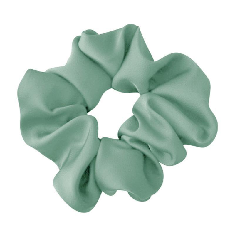 Large Scrunchies Silk Satin Elastic Hair Hair Bands Rope Hair Tie Ponytail Accessory - Purple