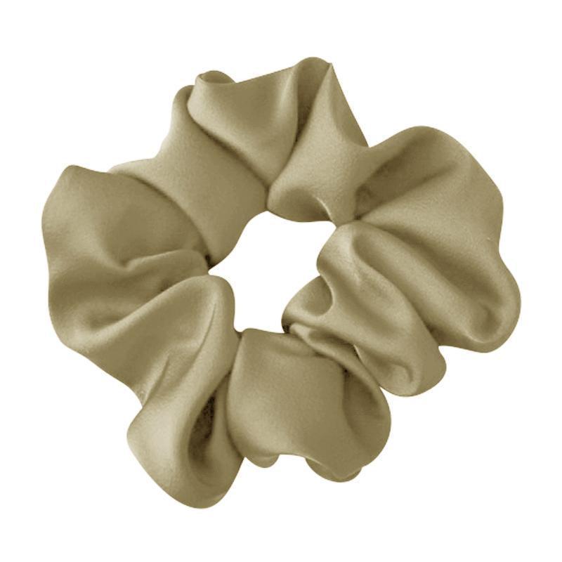 Large Scrunchies Silk Satin Elastic Hair Hair Bands Rope Hair Tie Ponytail Accessory - Purple