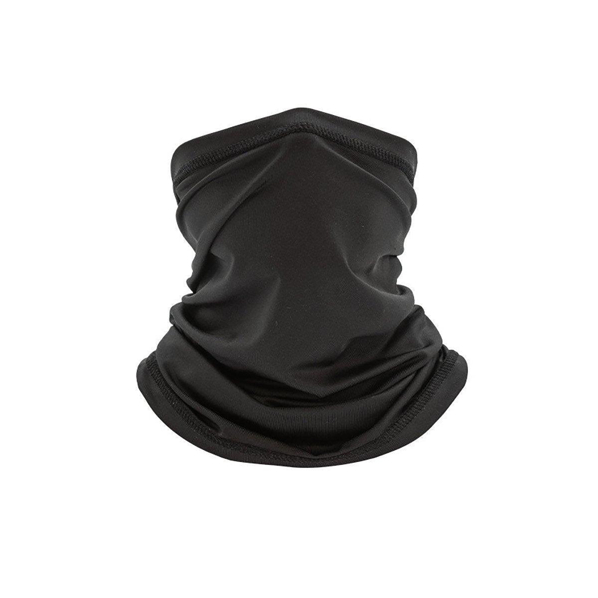 Sunblock Ice Silk Breathable Bandana Bib Face Scarf Fishing Biker Sport Headgear - Black Python