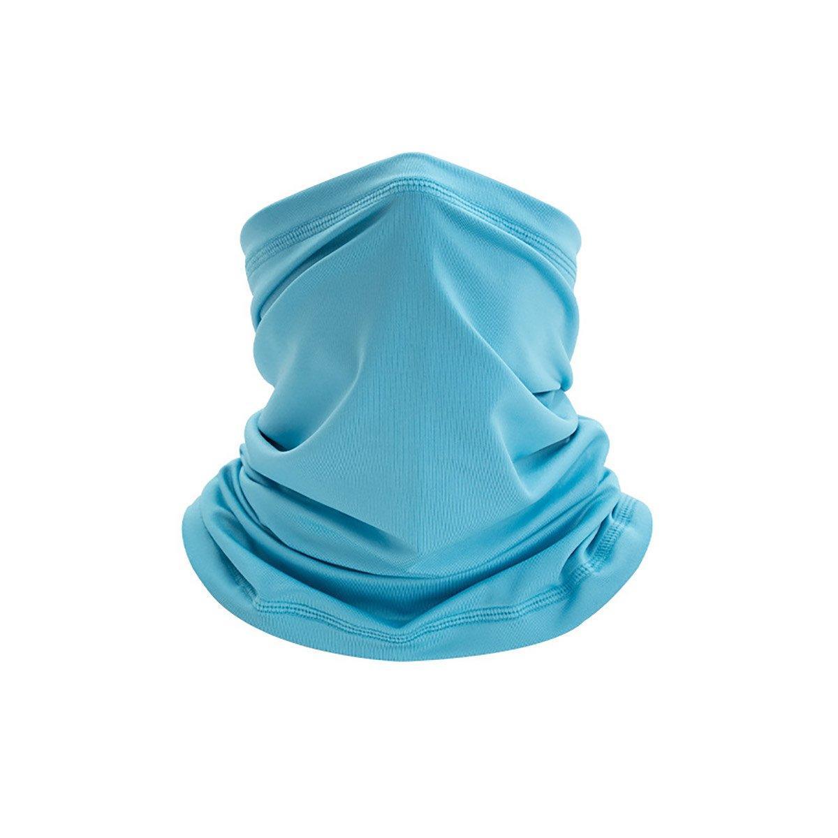 Sunblock Ice Silk Breathable Bandana Bib Face Scarf Fishing Biker Sport Headgear - Blue