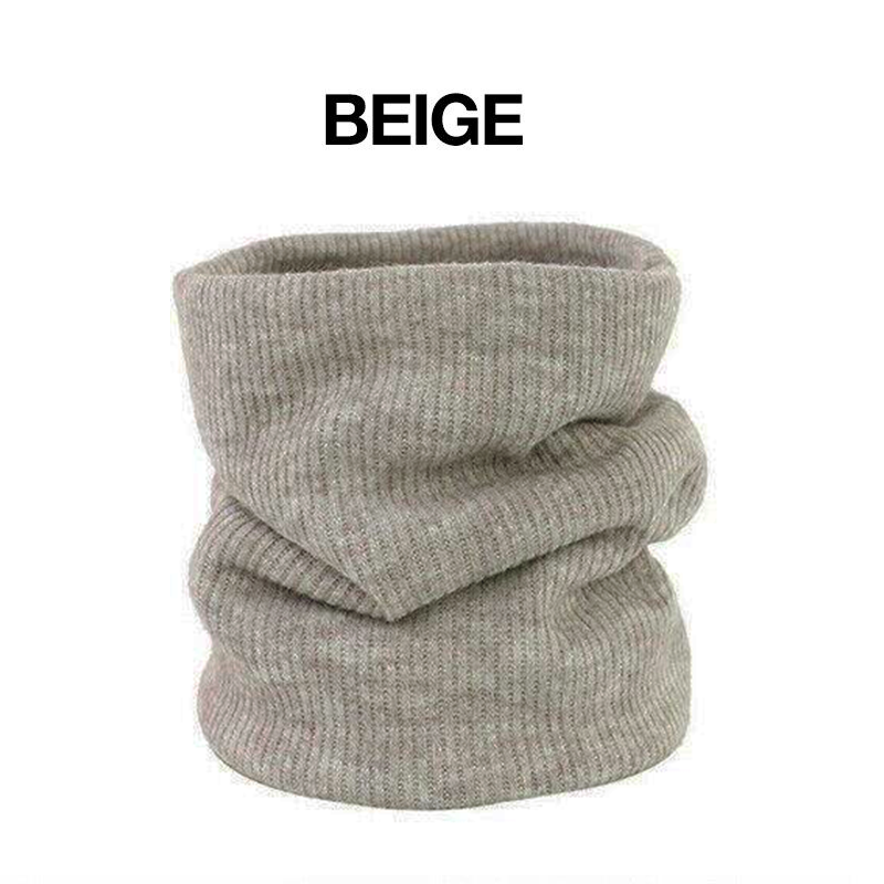 Fleece Neck Warmer Thermal Tube Scarf Winter Snood Hat for Men Women Outdoor - Blue