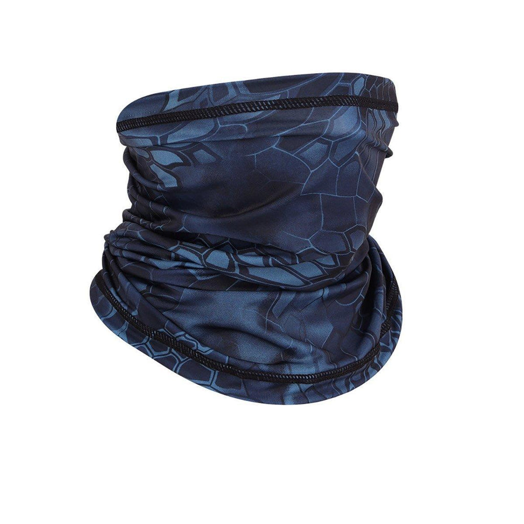Sunblock Ice Silk Breathable Bandana Bib Face Scarf Fishing Biker Sport Headgear - Camouflage Green