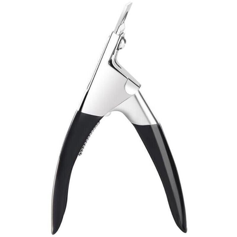 Acrylic Nail Tip Cutter False Nail Clipper U Shape Manicure Art Trimmer Tool - Blue