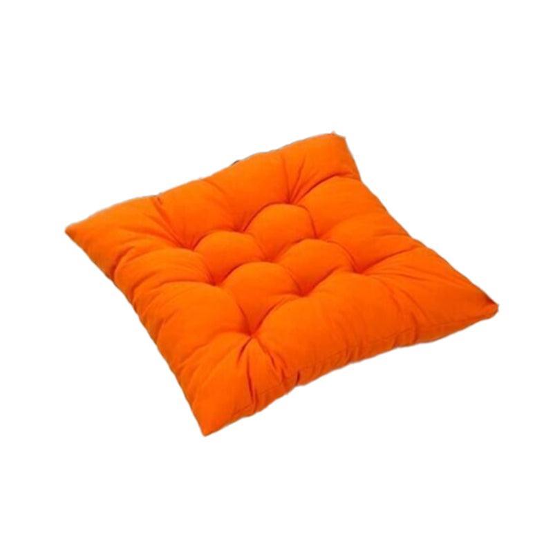 Soft Chair Cushion Pad for Indoor Outdoor Seating Square Seat Cover 35x35cm - Blue