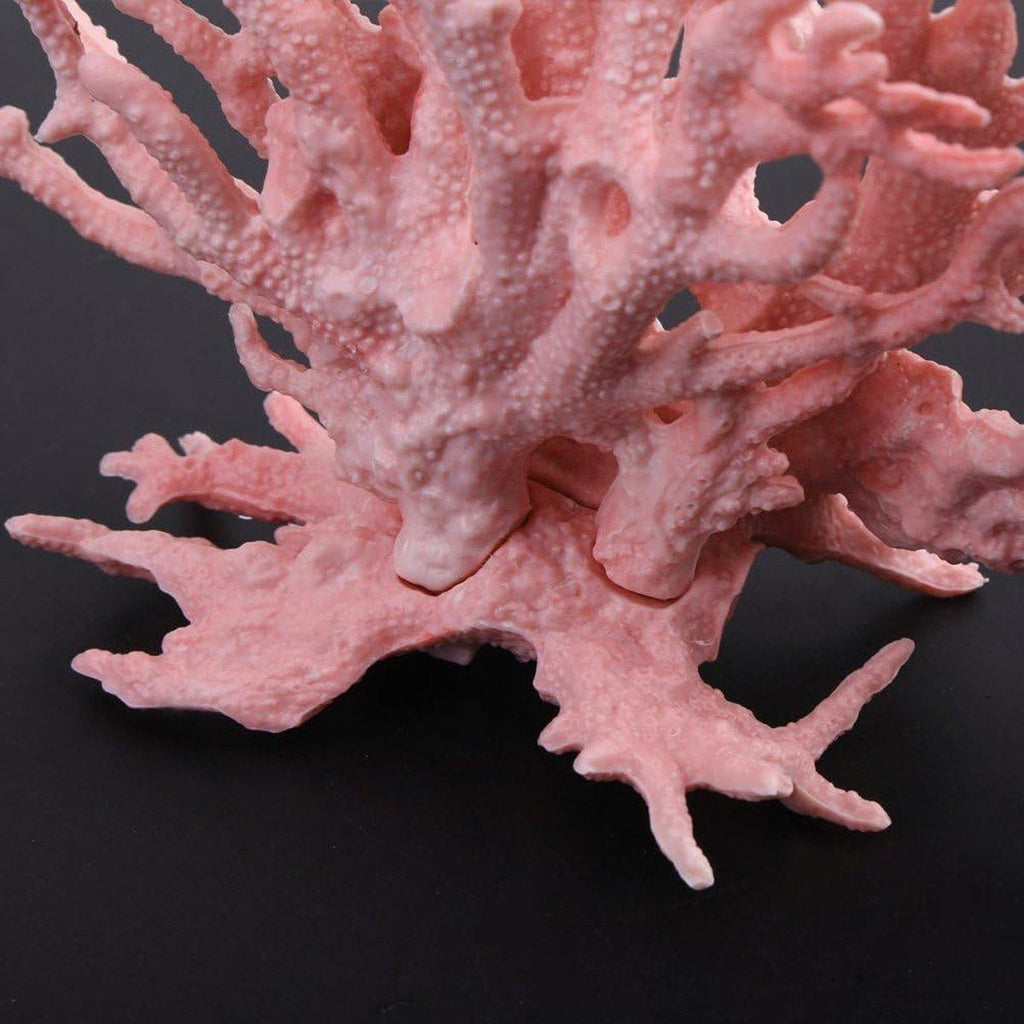 Soft Coral Realistic Water Plants Aquarium Decoration Fish Tank Seawater Set - Pink