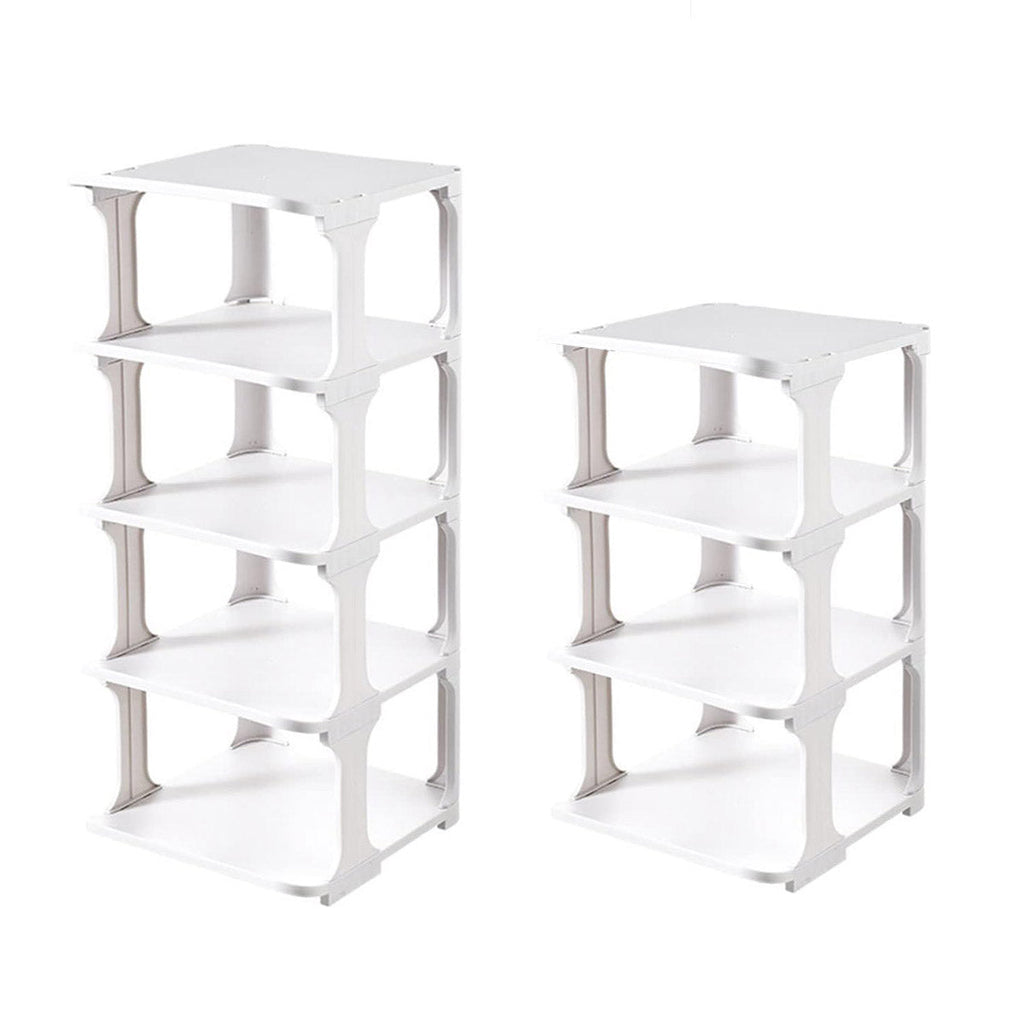 4/5Tier Shoe Rack Organizer Shelf Space Saving Storage Stand For Entryway Home - 4-Tier